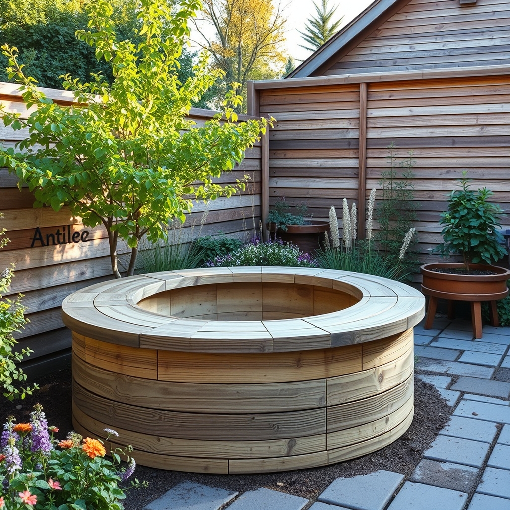 Créer un banc de jardin en rondin de bois