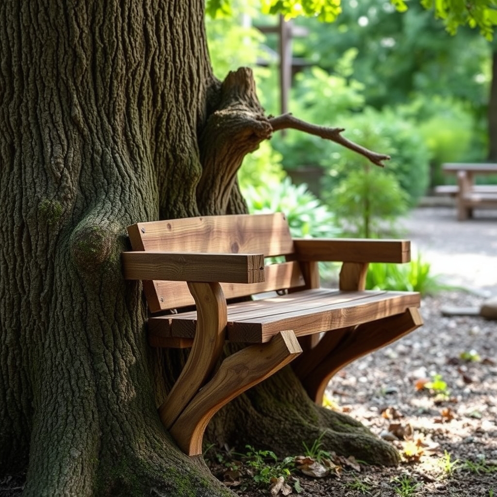 Évaluation des coûts et des avantages de chaque option · fabriquer un banc autour d'un arbre
