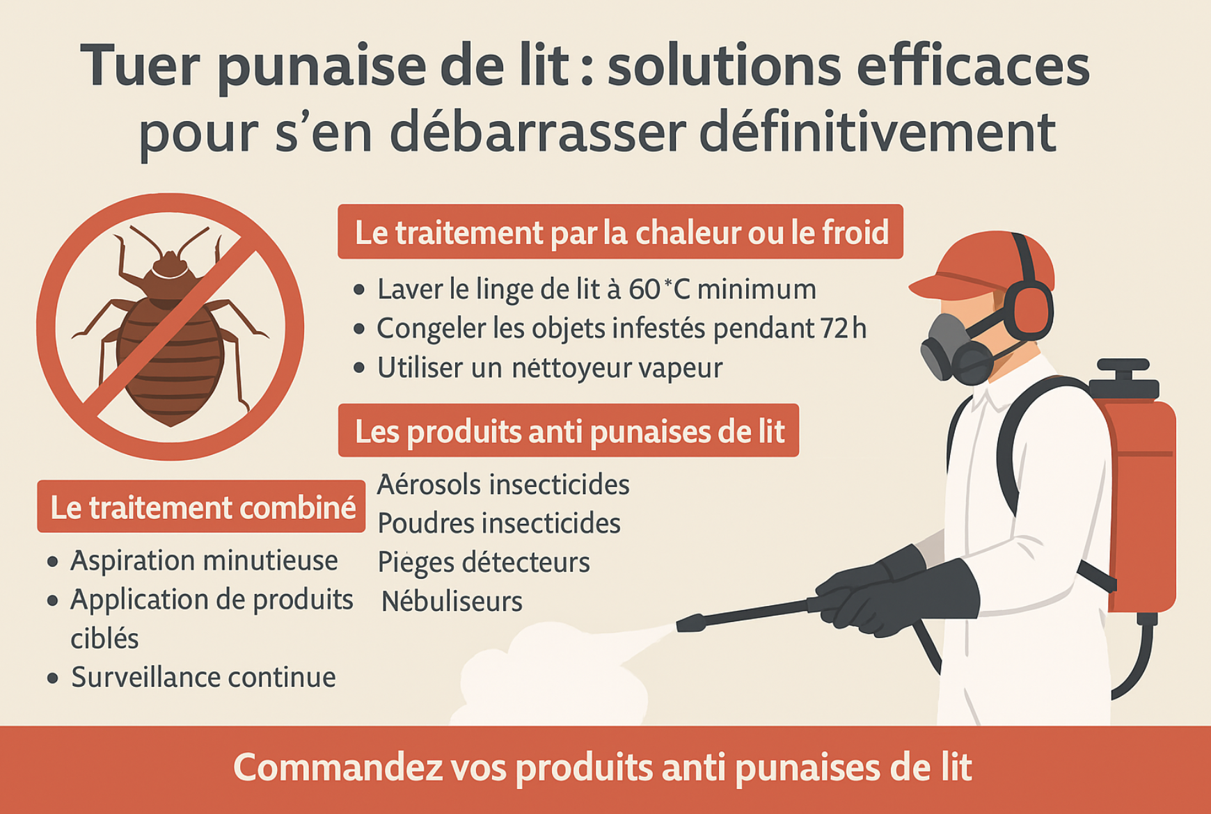 découvrez comment éradiquer efficacement les punaises de lit grâce à nos conseils et méthodes éprouvées pour un habitat sain et sans nuisibles.